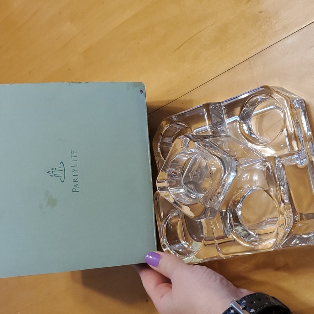 Partylite Vintage Lead Crystal Candle Castle, Crystal Glass perfect condition - Picture 4 of 10